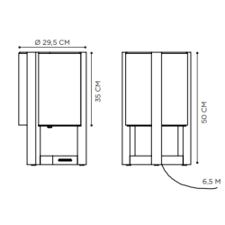 Royal Botania Tristar Floor Lamp 50