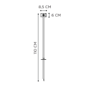 Royal Botania Spotty 230 Gu10 Groundspot 110Cm Tuinpaal