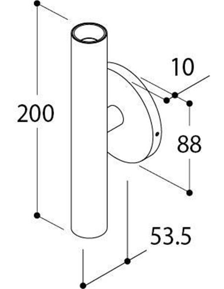 TAL HABANA UP/DOWN BASE WC wandlamp