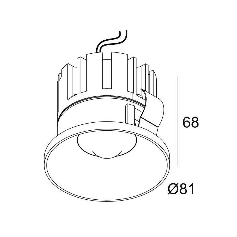 Delta Light ARTUUR R IP44 Inbouwspot