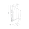 BRICK IN THE WALL Moor Large 5 IP54 Outdoor LED 800LM 230VAC