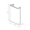 BRICK IN THE WALL Zyrco H Duo IP20 LED 2x500LM 230VAC WARMDIM