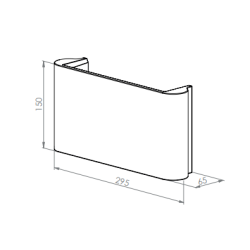 BRICK IN THE WALL Zyrco L Duo IP20 LED 2x500LM 230VAC WARMDIM