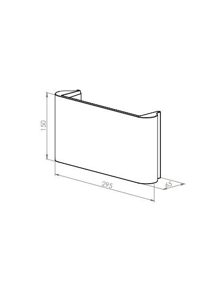 BRICK IN THE WALL Zyrco L Duo IP20 LED 2x500LM 230VAC WARMDIM