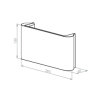 BRICK IN THE WALL Zyrco L Duo IP20 LED 2x500LM 230VAC WARMDIM