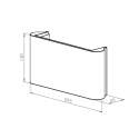 BRICK IN THE WALL Zyrco L Mono IP20 LED 900LM 230VAC WARMDIM
