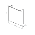BRICK IN THE WALL Zyrco M Duo IP20 LED 2x500LM 230VAC WARMDIM