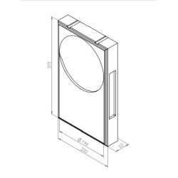 BRICK IN THE WALL Ozon L IP20 LED 500LM 230VAC WARMDIM