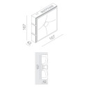 BRICK IN THE WALL Button 1 LED DIM 100LM