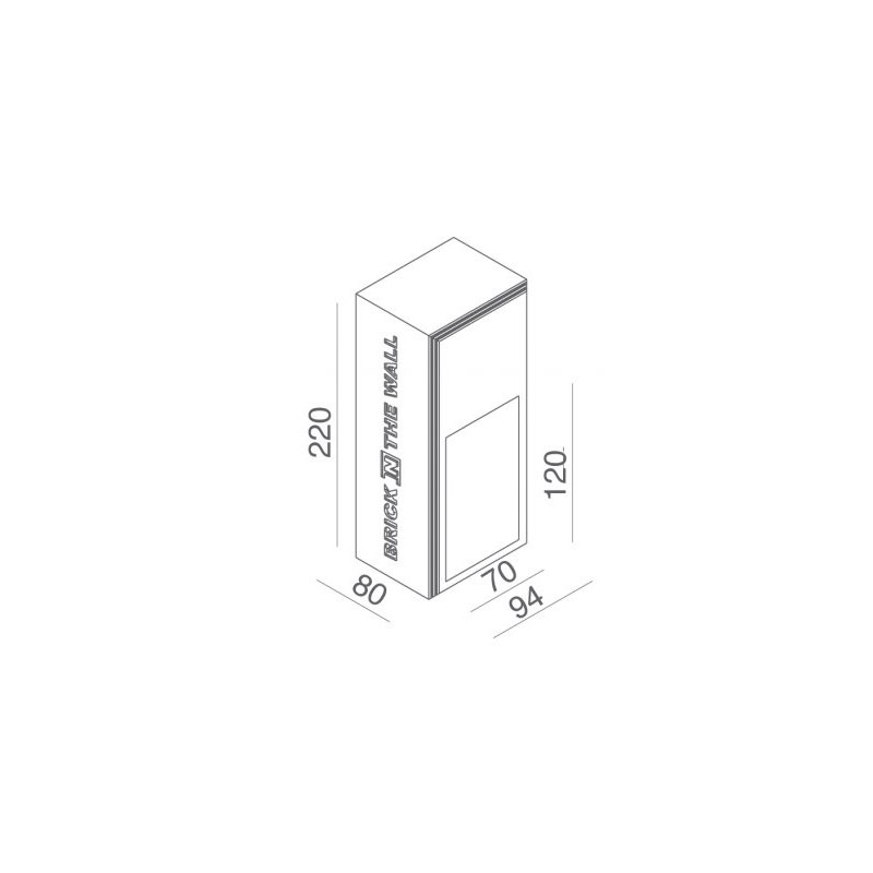 BRICK IN THE WALL Mini LED DIM 100LM IP54 Outdoor