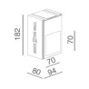 BRICK IN THE WALL Mini Square LED DIM 100LM IP54 Outdoor