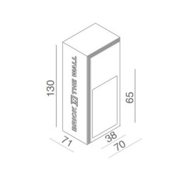 BRICK IN THE WALL Nano LED DIM 100LM IP54 Bathroom