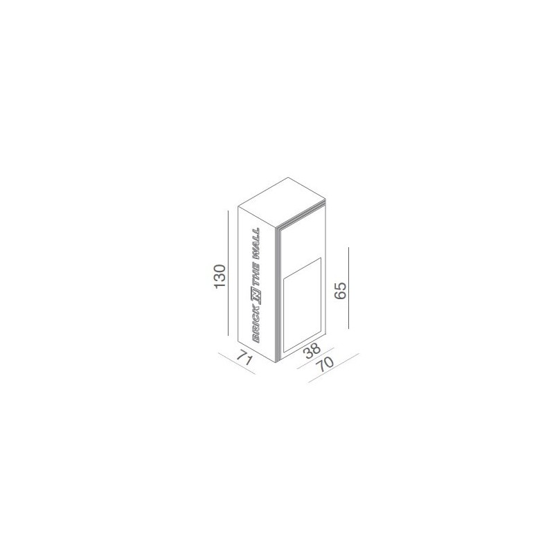 BRICK IN THE WALL Nano LED DIM 100LM IP20