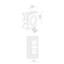 BRICK IN THE WALL Pica Zero LED DIM 100LM IP54 Bathroom