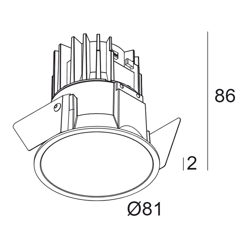 Delta Light DEEP RINGO LED IP Inbouwspot