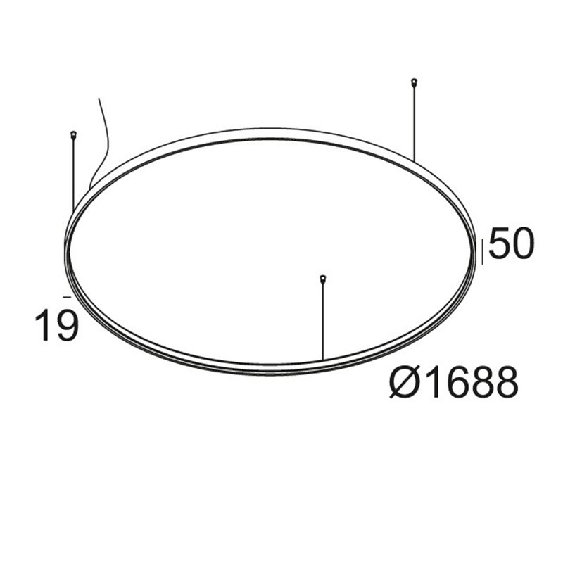 Delta Light SUPERLOOP HC 170 SPR Hanglamp