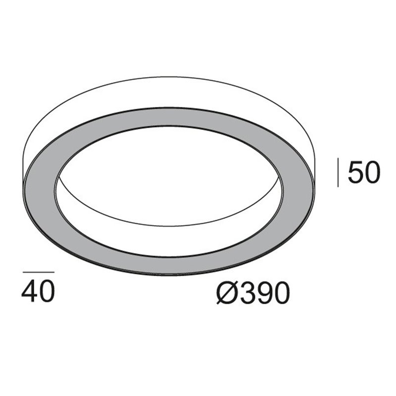 Delta Light SUPER-OH! XS 39 DIM8 Plafondlamp / Wandlamp