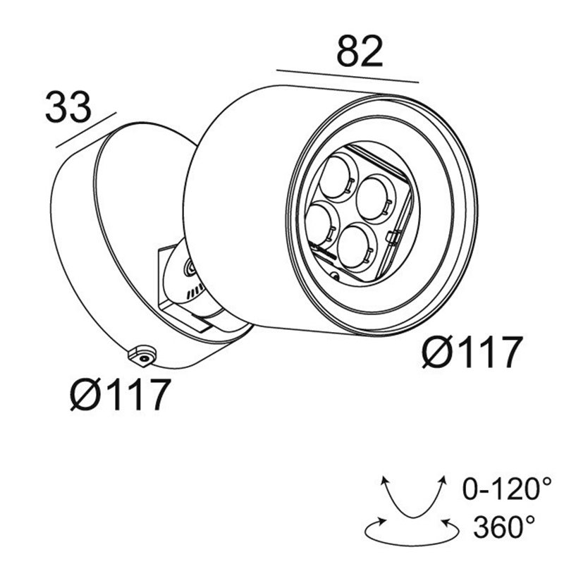 Delta Light FRAX S Vloerlamp / Wandlamp