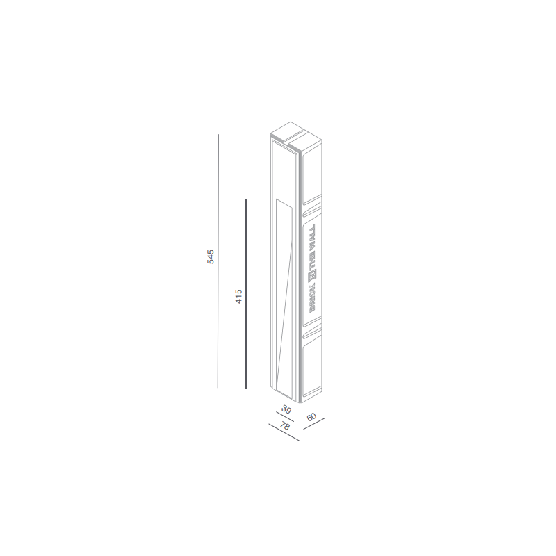 BRICK IN THE WALL Stripp XL LED DIM 100LM IP54 Bathroom