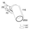 Delta Light SUPERLOOP-VIZIR MDL Suspension lamp