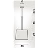 Foscarini Twiggy Susp. 10M Suspension Lamp