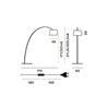 Foscarini Twiggy Rosewood Floor Floor Lamp