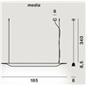 Foscarini Troag Media Led Susp. 10M Suspension Lamp