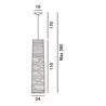 Foscarini Tress Media Susp. 10M Suspension Lamp