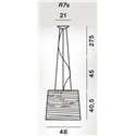 Foscarini Tress Grande R7S Susp. 10M Hanglamp