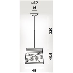 Foscarini Tress Grande Led Mylight Susp. Suspension Lamp