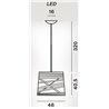 Foscarini Tress Grande Led Mylight Susp. Suspension Lamp