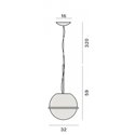 Foscarini Tonda Susp. 10M Hanglamp