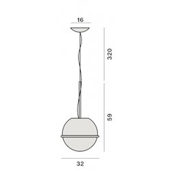 Foscarini Tonda Susp. 10M Suspension Lamp