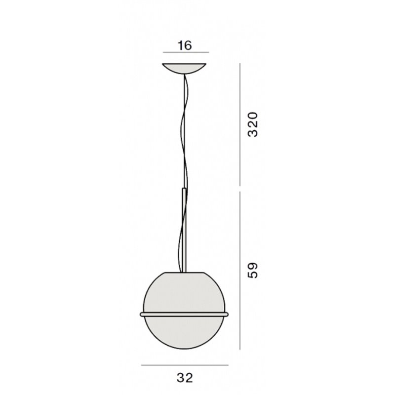 Foscarini Tonda Susp. 10M Hanglamp