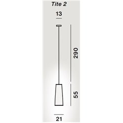 Foscarini Tite 2 Susp. 10M Suspension Lamp