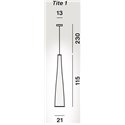 Foscarini Tite 1 Susp. 10M Hanglamp