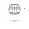Foscarini Tartan Ceiling Ceiling Lamp