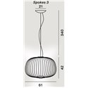 Foscarini Spokes 3 Mylight Susp. 10M Hanglamp