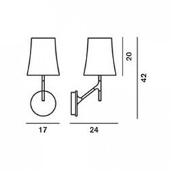 Foscarini Birdie Wall wall lamp
