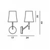 Foscarini Birdie Wall wall lamp