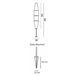Foscarini Havana Outdoor Stake-Mounted lighting object