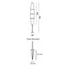 Foscarini Havana Outdoor Stake-Mounted lighting object