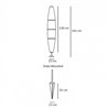 Foscarini Havana Outdoor Bassa Stake-Mounted lighting object