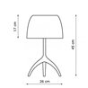 Foscarini Lumiere Large table lamp
