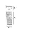 Foscarini Tress Wall Large wandlamp