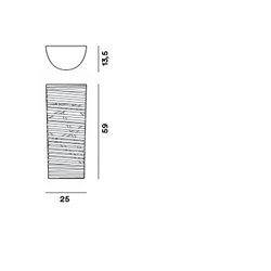 Foscarini Tress Wall Large wall lamp