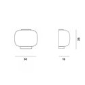Foscarini Chouchin Semi wandlamp