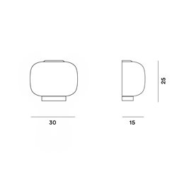 Foscarini Chouchin 3 Semi wall lamp