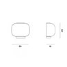 Foscarini Chouchin 3 Semi wall lamp