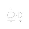 Foscarini Gregg Media Semi 2 wall lamp